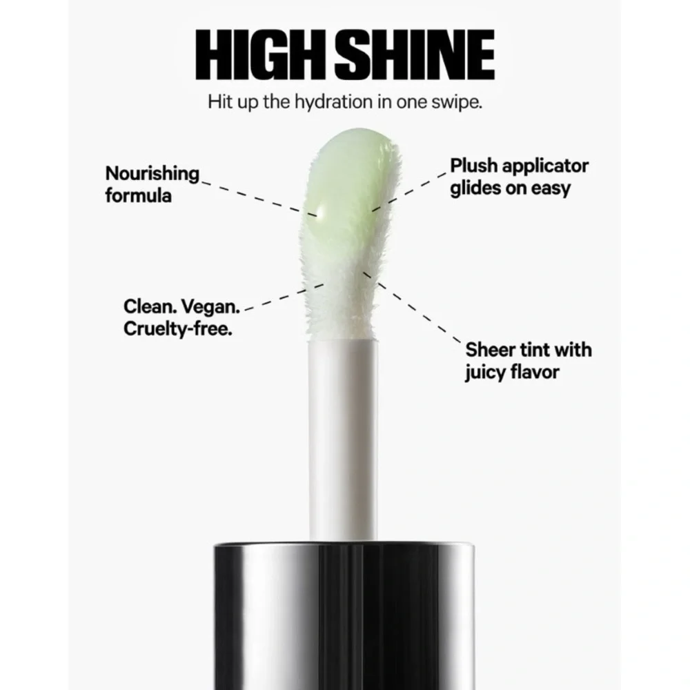 MILK MAKEUP Kush Sheer Hydrating Lip Oil — Green Dragon — Full Size .18 oz